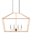 Denison Rectangular Natural Lantern