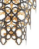 Mauresque Large Bronze & Gold Chandelier