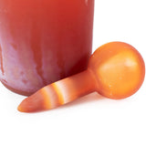 Mercer Glass Capped Bottle in Tangerine- Tall