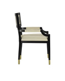 Artemis Leather Armchair, Milk