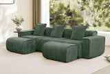 HARRISON 108" 3-Seater Sofa with 2 Ottomans