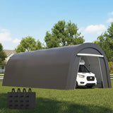 Domed Carport with 4 Weight Cloth Anchor Bags