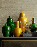Imperial Green Large Temple Jar
