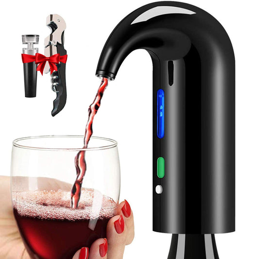 Electric Wine Aerator Dispenser - Portable Premium Wine Accessory