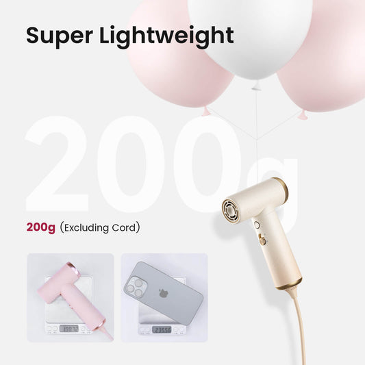 SuperMini 110000 RPM High-Speed Hair Dryer, Innovatively Palm-Sized