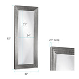 Delano Mirror - Glossy Nickel