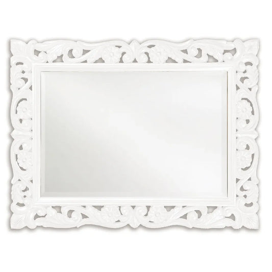 Chateau Mirror - Glossy White