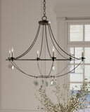 Novella Large Black Chandelier