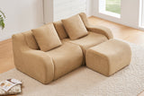 ROMA 82.7" Loveseat with 1 Ottoman