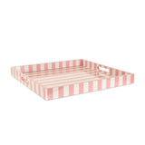 Soho Pink Stripe Tray