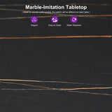 PURPLE LEAF Outdoor Bar Table Patio Dining Table Coffee Kitchen Breakfast Bistro Pub Bar Table for Patio Poolside