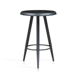 PURPLE LEAF Outdoor Bar Table Patio Dining Table Coffee Kitchen Breakfast Bistro Pub Bar Table for Patio Poolside
