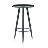 PURPLE LEAF Outdoor Bar Table Patio Dining Table Coffee Kitchen Breakfast Bistro Pub Bar Table for Patio Poolside