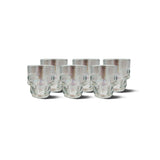 Set of 6 Skull Shot Glasses – 1.75 oz Glass Novelty Drinkware for Halloween Parties, Cocktail Bars & Home Decor