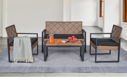ARVEN Outdoor 4-Piece Patio Furniture Set