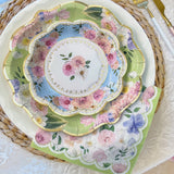 7" Assorted Premium Paper Plates Set of 16