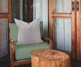 20 x 20 Pillow Panama Stone - Down Alternative Insert