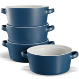 Kook Ceramic Stackable Soup Bowls 23.6 oz Set of 4