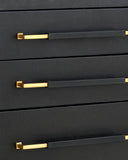Verona Black Secretary Desk