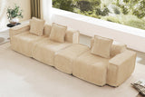 HARRISON 108" 3-Seater Sofa with 1 Ottoman