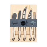 Wholesale Laguiole 5-Piece Artisan Tortoise Shell Cheese Knife Set