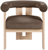 Arienzo - Performance Fabric Upholstered Accent Chair - Natural Base