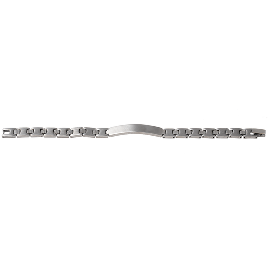 Waterdrop Stainless Steel Metal Band Adjustable Link, ID Name Bracelet Stainless Steel
