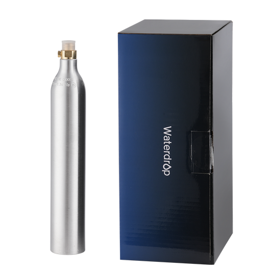 Waterdrop 60L CO2 Metal Canister Cylinders, Screw-in exchange cylinder refills