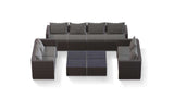 Transformer Patio Conversation Set - Modular 12 Piece to 20