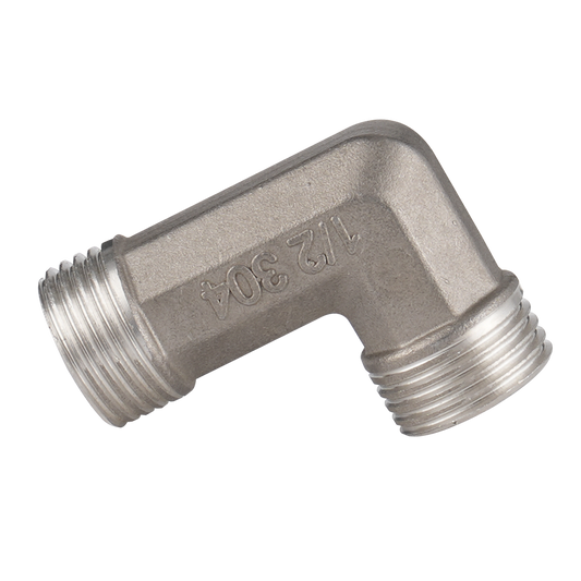 Waterdrop 3/4" Metal 90 Degree Elbow Pipe, metal pipe couplings and joints