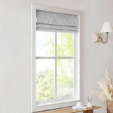 Total Blackout Cordless Roman Shade Light Grey