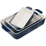 Kook Ceramic Baking Dishes Set of 3