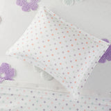 Floral Kids Comforter/Duvet Cover Set, White