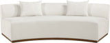 Avanti - 104" Chenille Fabric Upholstered Sofa