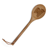 Bowie Cow Acacia Wood Cooking Spoon