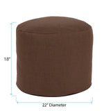 Tall Pouf Sterling Chocolate