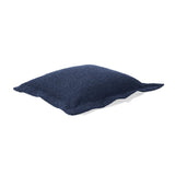Patio Scroll Puff Ottoman Cover & Cushion- Alicante Indigo