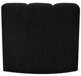 Arc - Boucle Fabric Curved Corner Chair