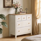 Wholesale 5 Drawer Dressser with Solid Wood Knobs