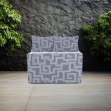 Indoor/Outdoor Universal Bench Syros Denim Cover Only