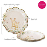 Woodland Baby 78 Piece Party Tableware Set - Pink (16 Guests)
