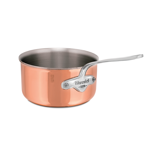Mauviel M'6 S Induction Copper Sauce Pan With Cast Stainless Steel Handle