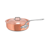 Mauviel M'6 S 12-Piece Induction Copper Cookware Set With Cast Stainless Steel Handles