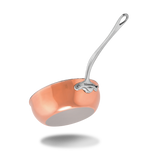 Mauviel M'6 S Induction Copper Chef Pan With Lid, Cast Stainless Steel Handle