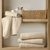 400GSM Plush Terry Quick Dry 100% Cotton Towel Set, Beige