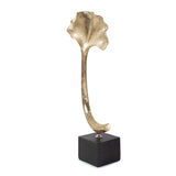Gifu Golden Ginkgo Leaf Sculpture- Tall