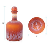 Mercer Glass Capped Bottle in Tangerine- Short