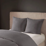 Eggshell 3-Piece Comforter/ Duvet Cover Set Decor Pillow