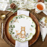 Woodland Baby 62pc Party Tableware Set for 16