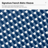 PURPLE LEAF Patio French Round Counter Stool Set of 2 Rattan Backless Stackable Barstools Aluminum Frame Footrest with Woven Wicker for Outdoor Kitchen Yard